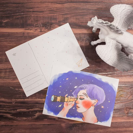 La Dolce Vita - Telescope Girl Postcard

Everyone is a daydream adventure king

Incudes 1 postcard
Size: 105x148 mm
Material: Ivory 250g
Made in Taiwan