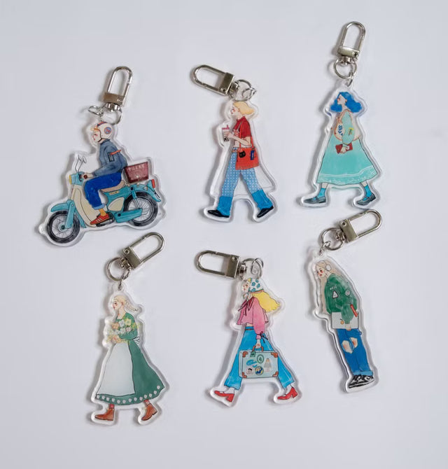 La Dolce Vita - We Happily Move Forward Keychain Collection

We move forward happily!
Bags, backpacks, and notebooks can
be used in a variety of occasions to
accompany you in your life.