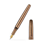 It has a "Distressed" or "aged" color and brings an elegant retro look, which earns a global favor among those who have favor on handwriting.

It has an excellent weight balance that provides a comfortable writing experience.&nbsp;
Sleek, spring-loaded pocket clip for secure carrying.
