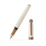Iconic look

The simple geometric lines brought an elegant style and were favored by different age groups. Laban presents Antique'II to pen lovers who are fascinated by the retro style.

Eco-friendly Pens

The material of Antique'II is recycled brass—a friendly fountain pen for both you and the earth.