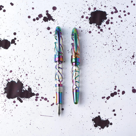 Laban Skeleton Rainbow Fountain Pen