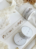 Lace & Roses Brown Washi Tape 30mm