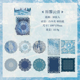 This vintage themed ephemera pack includes 20 pieces of cute paper materials in different color schemes! Each pack comes with pieces in 4 varying styles with 5 of each design.

These pieces make great card decoration, collage pieces, or additions to your journal spreads!