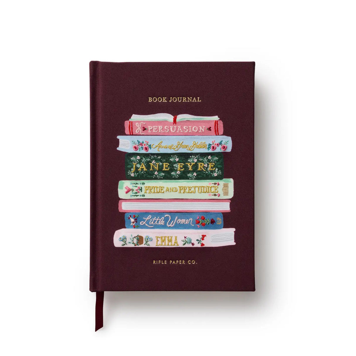 This embroidered-cover journal is designed with book lovers in mind. Perfect for logging reads and capturing reflections, the journal features useful sections for reading notes, review entries, books borrowed and lent, and a to-read list. Inside, you’ll also find a place-keeping ribbon and two paper bookmarks.