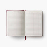 This embroidered-cover journal is designed with book lovers in mind. Perfect for logging reads and capturing reflections, the journal features useful sections for reading notes, review entries, books borrowed and lent, and a to-read list. Inside, you’ll also find a place-keeping ribbon and two paper bookmarks.