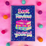 Keep track of your book reviews with this cute book review journal. There are 100 pages for different book reviews. Each review page includes the Title, Author, Start and Finish Dates, Star Rating, Favorite Quote area and your Review!&nbsp;

*DETAILS*

Size: 6x9"

Paper: 80lb interior paper

Wire coil binding

Gloss laminate cover