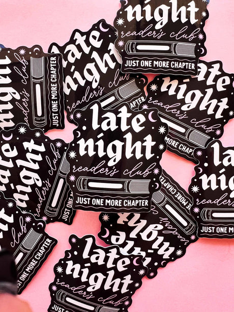 Late Night Readers Vinyl Sticker

For all my pals who love staying up late just to finish one more chapter in their book, but then it ends up being 10 chapters and suddenly the sun is coming up.

2.5inch Waterproof Sticker