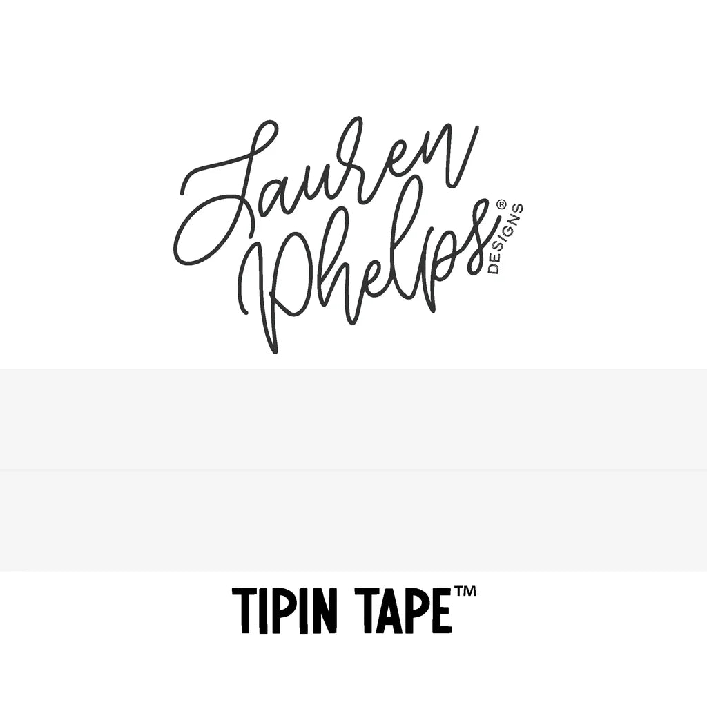 Do you love adding interactive elements to your scrapbook layouts like photos, journaling cards, patterned paper, ephemera, and keepsakes, but want a clean, professional way to attach them without bulky adhesives or visible hinges?

Tip In Tape™ was designed for exactly that.

Tip In Tape™ is a clear matte PET tape created for adding interactive elements to scrapbook pages and paper crafting projects with precision and ease. It allows you to create flip-ups, tip-ins, layered details, and movable elements wh