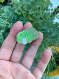 Leaf Sheep Sea Slug Pin