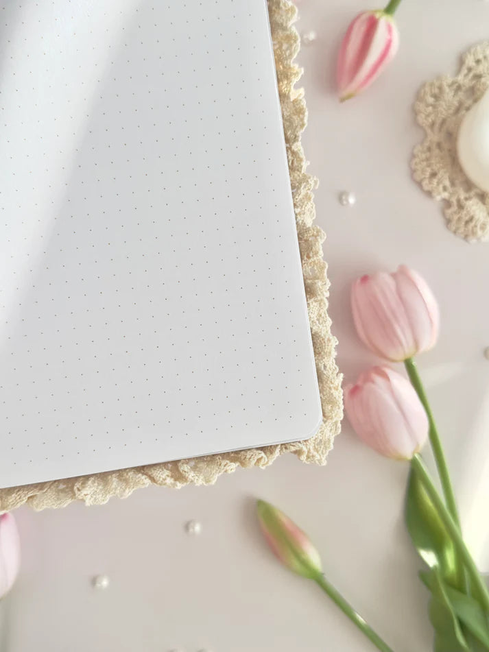 leelajournals Cherry Cake B6 TRP Notebook (Dotted, Grid)