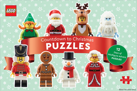 A new LEGO® advent calendar just for puzzle lovers! Open and build twelve LEGO minifigure-shaped puzzles as you count down to Christmas Day.

This unique puzzle advent calendar delivers twelve days of puzzle-building fun! Beneath the cover flap are twelve perforated windows, each containing a mini jigsaw puzzle. This festive puzzle set features beloved Christmas LEGO minifigure designs, including Santa and Mrs. Claus, Gingerbread Man, Frosty, and more! 