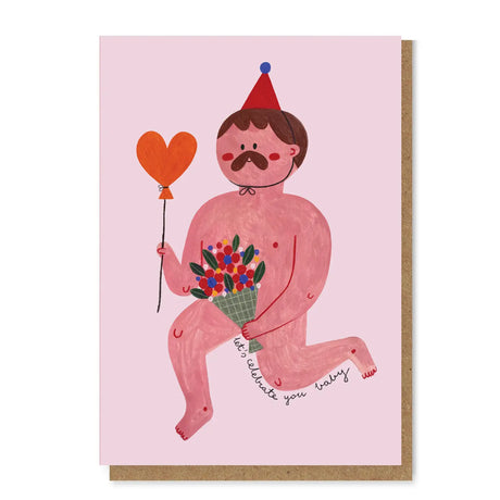 Immerse yourself in the vibrant and cheerful world of Daria Solak Illustrations with our 'LET'S CELEBRATE YOU' card. This A6 size card is perfect for any occasion, expressing joy and celebration in every stroke. Each card is born from hand-drawn illustrations, printed locally, and exhibits Daria's love for quality paper, watercolors, gouache, and colored pencils. Send this card to celebrate your loved ones and spread smiles.