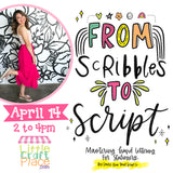 From Scribbles to Script: Mastering Hand Lettering for Stationery (April 14)