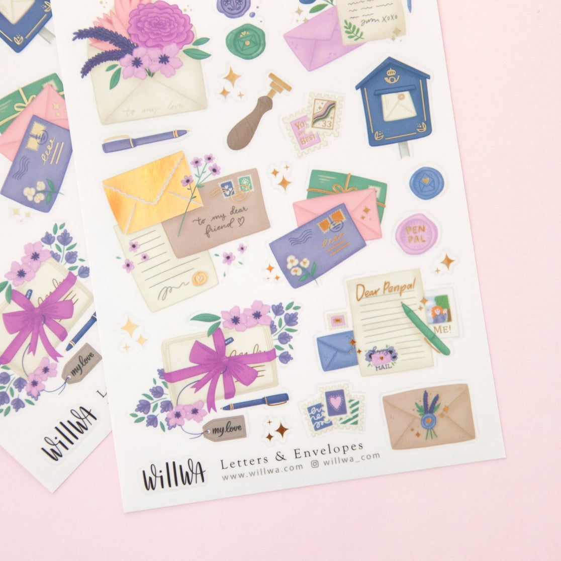Letters & Envelopes Sticker Sheet