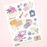 Letters & Envelopes Sticker Sheet