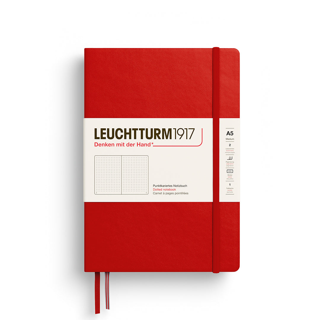 Leuchtturm1917 Hardcover Notebook Medium (A5) Cherry