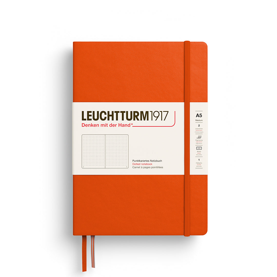 Leuchtturm1917 Hardcover Notebook Medium (A5) Pumpkin