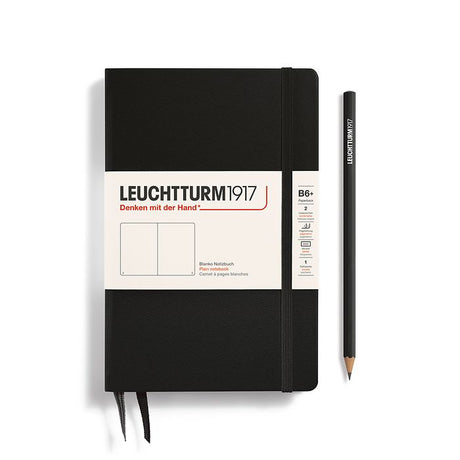 Leuchtturm1917 Hardcover Notebook Paperback (B6+) Black