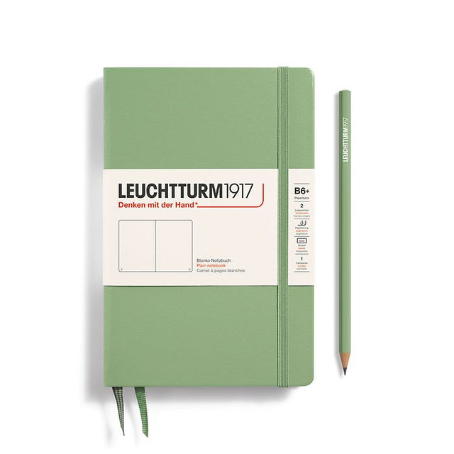 Leuchtturm1917 Hardcover Notebook Paperback (B6+) Sage