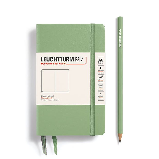 Leuchtturm1917 Hardcover Pocket Notebook A6 - Sage&nbsp;