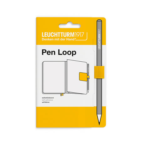 An essential accessory for any notebook.


The self-adhesive pen loops are made from sturdy elastic material. It can hold a pen, pencil, fountain pen or wax crayon, it is suitable for majority of common writing instruments. The self-adhesive loop is simply affixed to the inside back cover of your notebook, so you can carry your favorite pen with your notebook at all times.