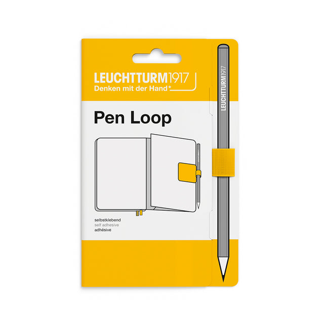 An essential accessory for any notebook.


The self-adhesive pen loops are made from sturdy elastic material. It can hold a pen, pencil, fountain pen or wax crayon, it is suitable for majority of common writing instruments. The self-adhesive loop is simply affixed to the inside back cover of your notebook, so you can carry your favorite pen with your notebook at all times.