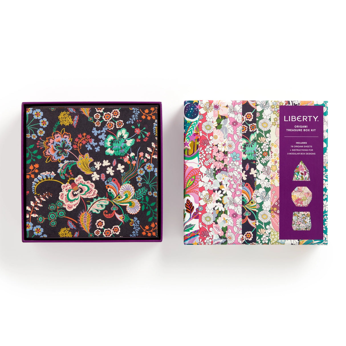 The Liberty Floral Origami Kit includes instructions for various origami folds, allowing you to create stunning paper creations adorned with timeless Liberty patterns. Whether you're a novice or an experienced folder, this kit offers an engaging and artistic experience. Perfect for lovers of both origami and Liberty prints, it provides endless opportunities for creative expression. The beautiful paper sheets are also great for crafting projects!