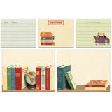 Library Books Sticky Notes Tin Cavallini & Co. (300 count)