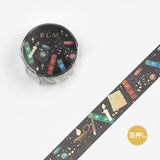 BGM Library Book Washi Tape