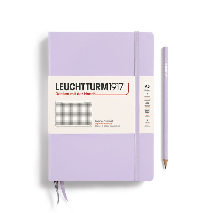 Leuchtturm1917 Lilac Medium (A5) Hardcover Notebook