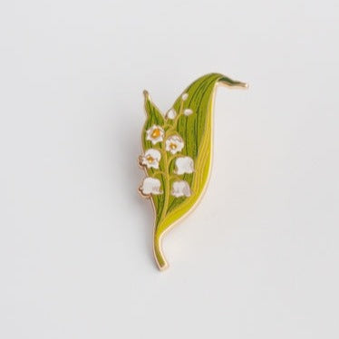 Lily-Of-The-Valley Enamel Pin