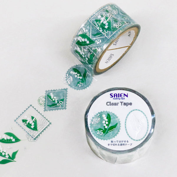 Cinta adhesiva transparente con la historia del sello Lily Of The Valley