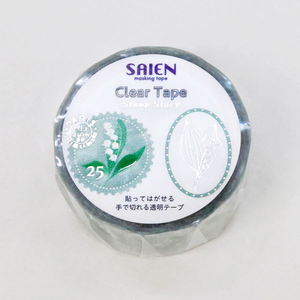 Cinta adhesiva transparente con la historia del sello Lily Of The Valley