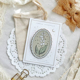 Lily of the Valley Enamel Journaling Clip