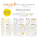 Sarasa & Mildliner White Series Pen Set B - Limited Edition