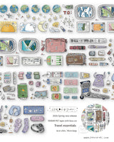 Lin Chia Ning Kiss Cut PET Tape - Travel Essentials

Travel Essentials color UV printing PET tape


Design by LinChiaNing

Made in Taiwan

PET tape.
Width: 5cm / Length: 10m
Loop: 100 cm&nbsp;
Pre-cut
Comes with one (1) roll of tape
Actual color might differ slightly from how it appears on screen due to differences in monitors