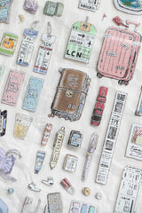 Lin Chia Ning Kiss Cut PET Tape - Travel Essentials

Travel Essentials color UV printing PET tape


Design by LinChiaNing

Made in Taiwan

PET tape.
Width: 5cm / Length: 10m
Loop: 100 cm&nbsp;
Pre-cut
Comes with one (1) roll of tape
Actual color might differ slightly from how it appears on screen due to differences in monitors