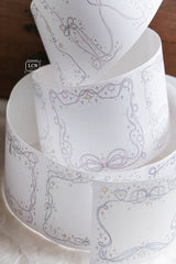 Lin Chia Ning Memo Sticker Roll - Bow Frames

A whimsical peel‑and‑stick memo roll featuring delicate bow‑themed frames.&nbsp;

Size: 5cm x 10M&nbsp;
Loop: 95 cm&nbsp;
Simili paper