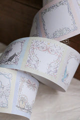 Lin Chia Ning Memo Sticker Roll - They Fly

A whimsical peel‑and‑stick memo roll featuring delicate flying creatures and bow‑themed frames.

Size: 5cm*10M&nbsp;
Loop: 95 cm&nbsp;
Simili paper