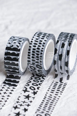 Lin Chia Ning Washi Tape - Hand-Drawn Patterns

This one is super simple -going back to the very beginning of washi tape.&nbsp; No backing paper, no kiss-cuts, just a pure, straightforward tape.&nbsp;


There are 45 different hand- draw doodie lines in total.&nbsp; I wanted it to feel free and effortless---just sticker it however your like.&nbsp; Use it as a background, decoration, or simply layer it on---everything works&nbsp;


Design by LinChiaNing

Made in Taiwan

Washi Tape
Width: 1.5cm / Length: 10m
L