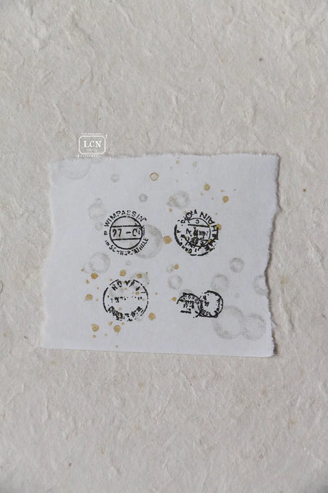Lin Chia Ning Wooden Stamp - Mini Postage Marks Stamp Set