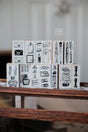 Lin Chia Ning Wooden Stamp - On the Desk Stamp Set 2