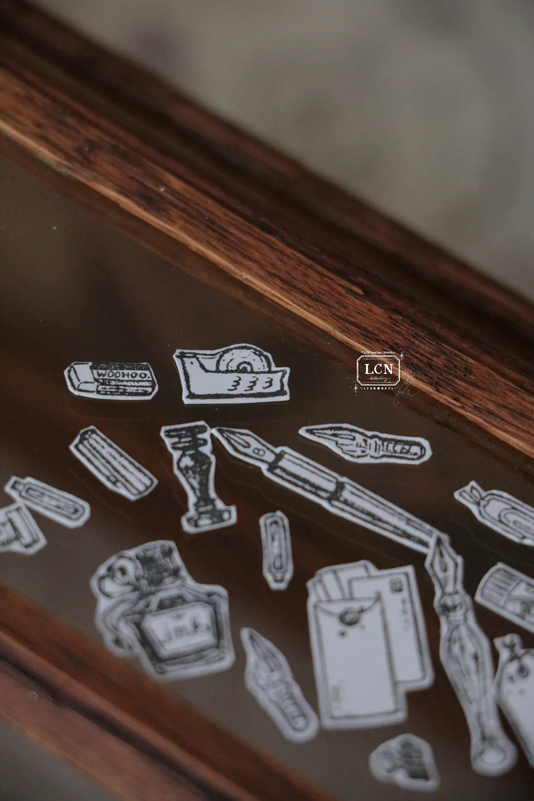 Lin Chia Ning Wooden Stamp - On the Desk Stamp Set 2