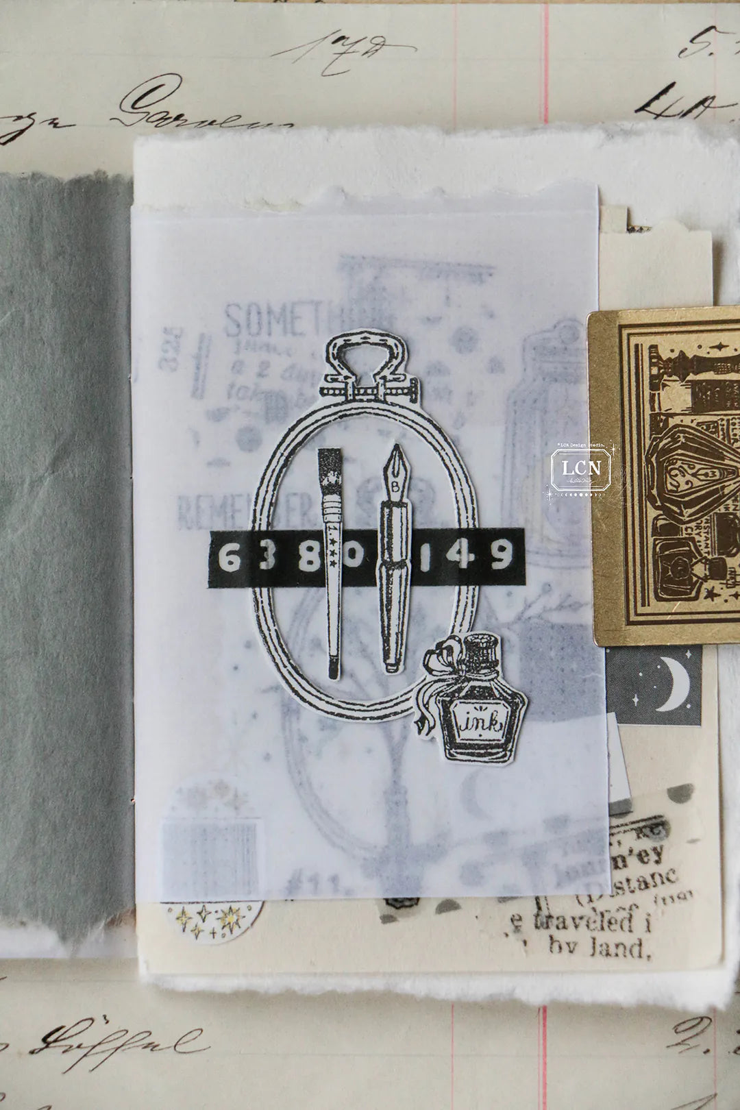 Lin Chia Ning Wooden Stamp - On the Desk Stamp Set 2