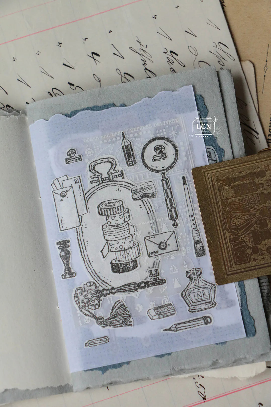Lin Chia Ning Wooden Stamp - On the Desk Stamp Set 2