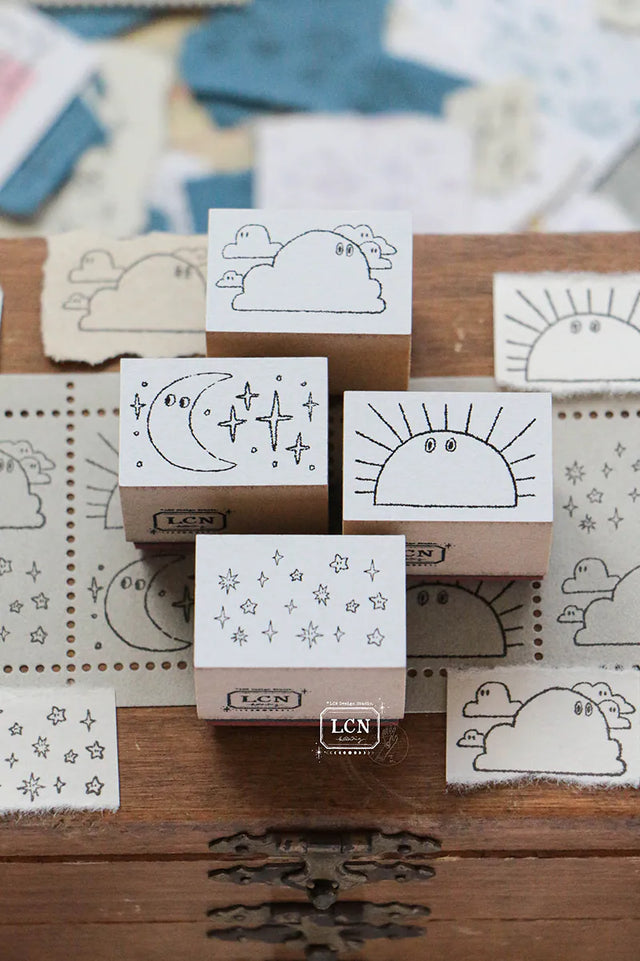 Lin Chia Ning Wooden Stamp Set - Weather


One (1) Weather Stamp Set. Includes 4 stamps.


Size: 2 x3 x 2.5 cm *4
Material: Compressed wood handle rubber stamp