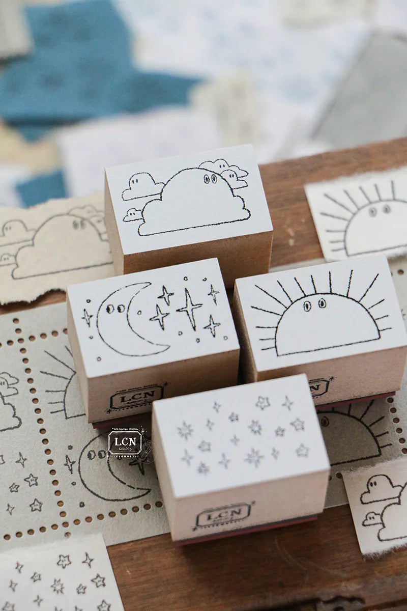 Lin Chia Ning Wooden Stamp Set - Weather


One (1) Weather Stamp Set. Includes 4 stamps.


Size: 2 x3 x 2.5 cm *4
Material: Compressed wood handle rubber stamp