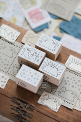 Lin Chia Ning Wooden Stamp Set - Weather


One (1) Weather Stamp Set. Includes 4 stamps.


Size: 2 x3 x 2.5 cm *4
Material: Compressed wood handle rubber stamp
