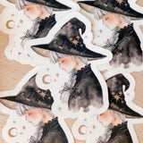 Pegatina de la pequeña bruja