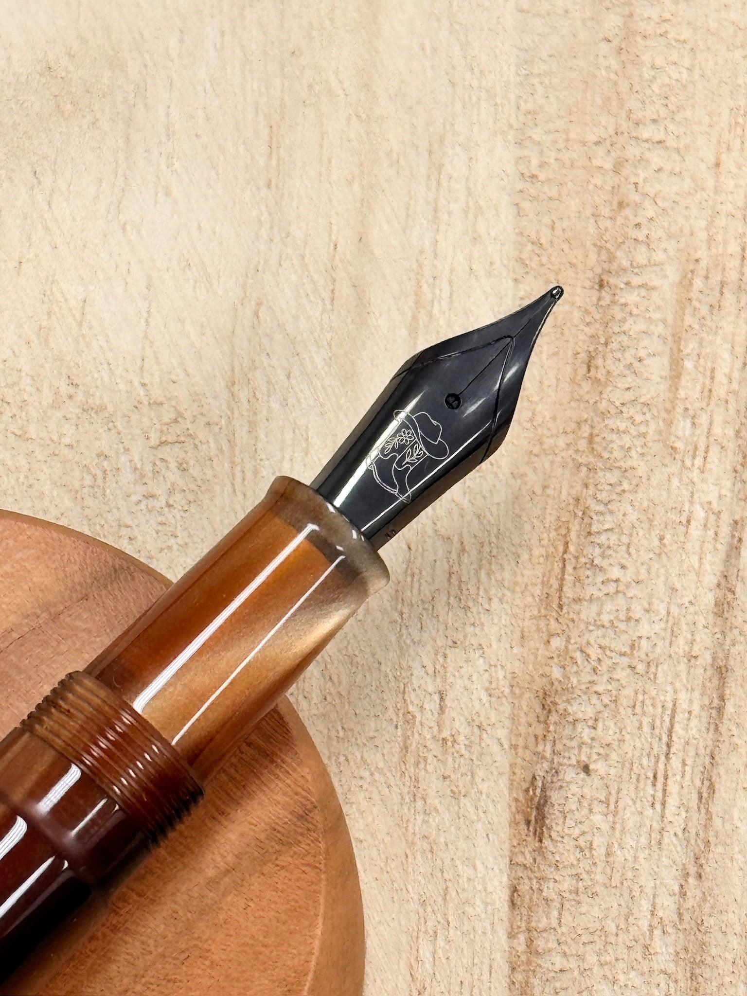 Little Craft Place x Penlux Masterpiece Delgado Fountain Pen - Howdy H